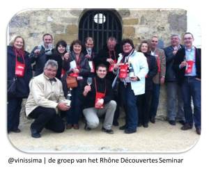 groepsfoto Rhône Découvertes Seminar